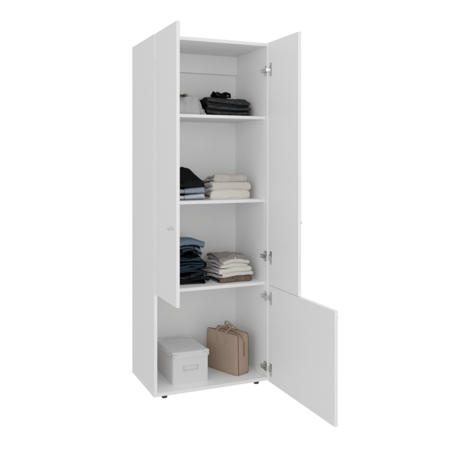 Closet 3 Puertas Tuhogar 170X60X40 Rta Blanco Zf