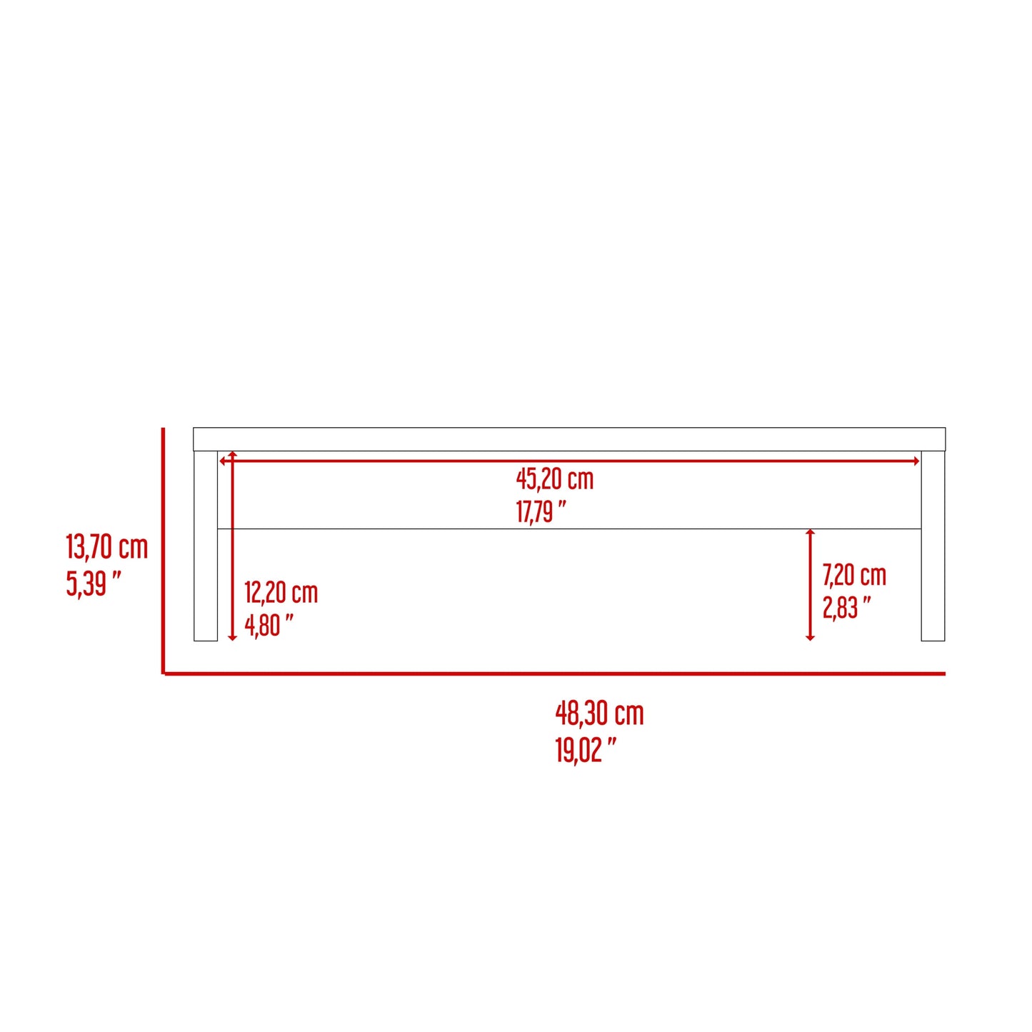 Stand Para Monitor Atacama Rta Wengue