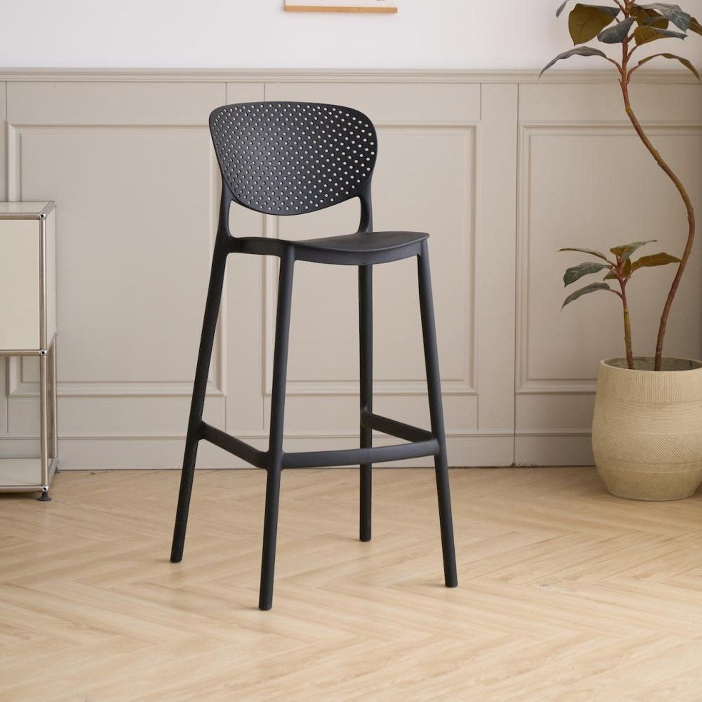 Silla Bar Rio 103X49X48 Rta Negro
