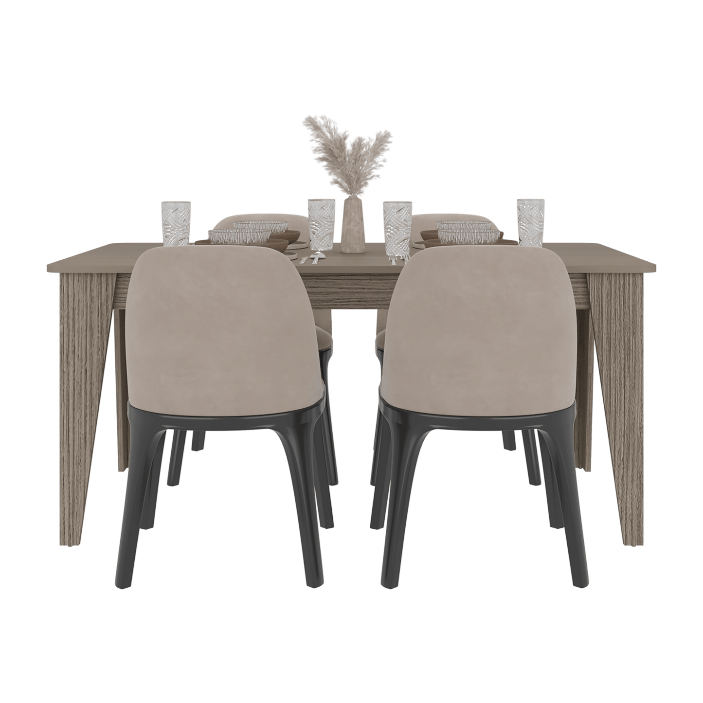 Mesa Comedor Torino 74X160X88 Rta Positano