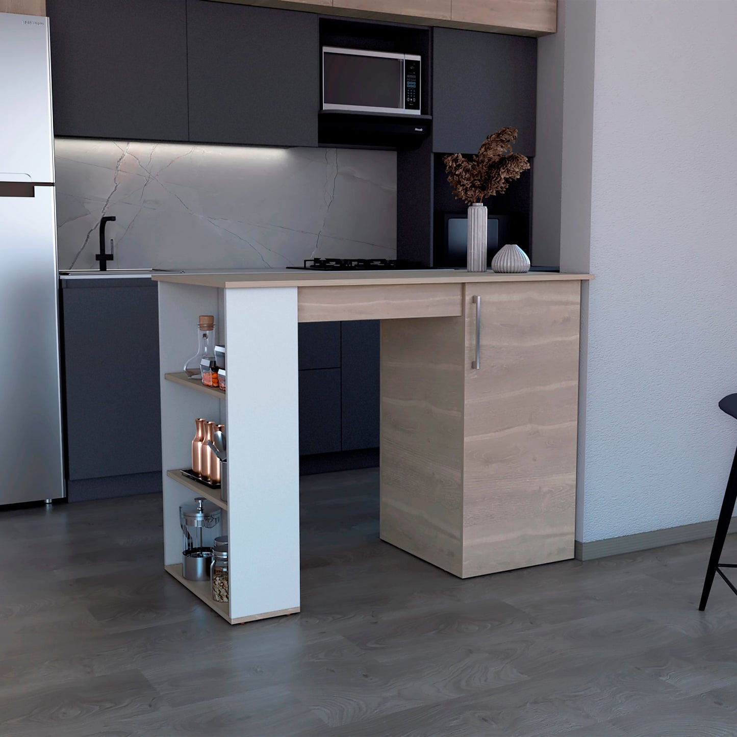 Barra Allen 120X91X60 Rta Bardolino Blanco