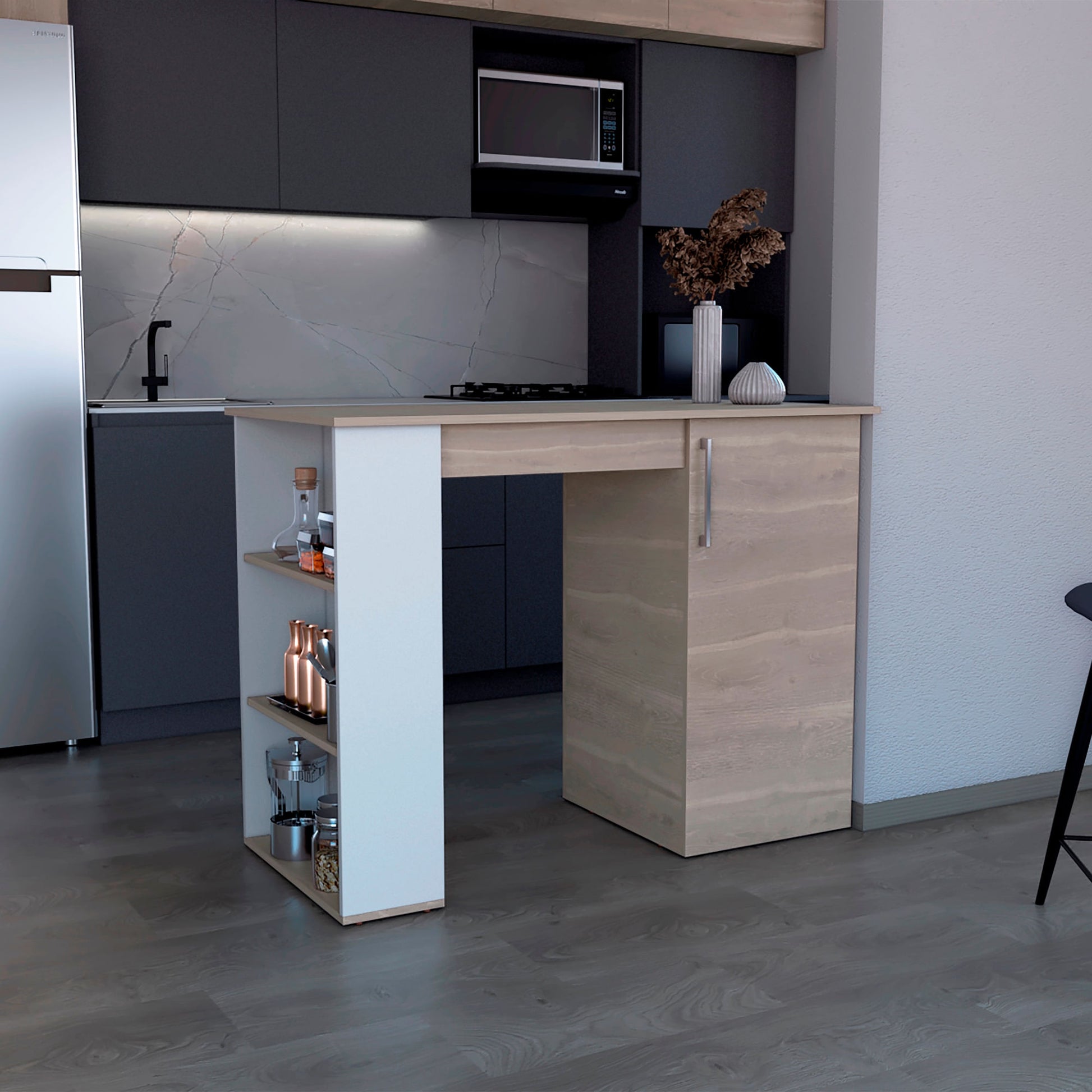 Barra Allen 120X91X60 Rta Bardolino Blanco