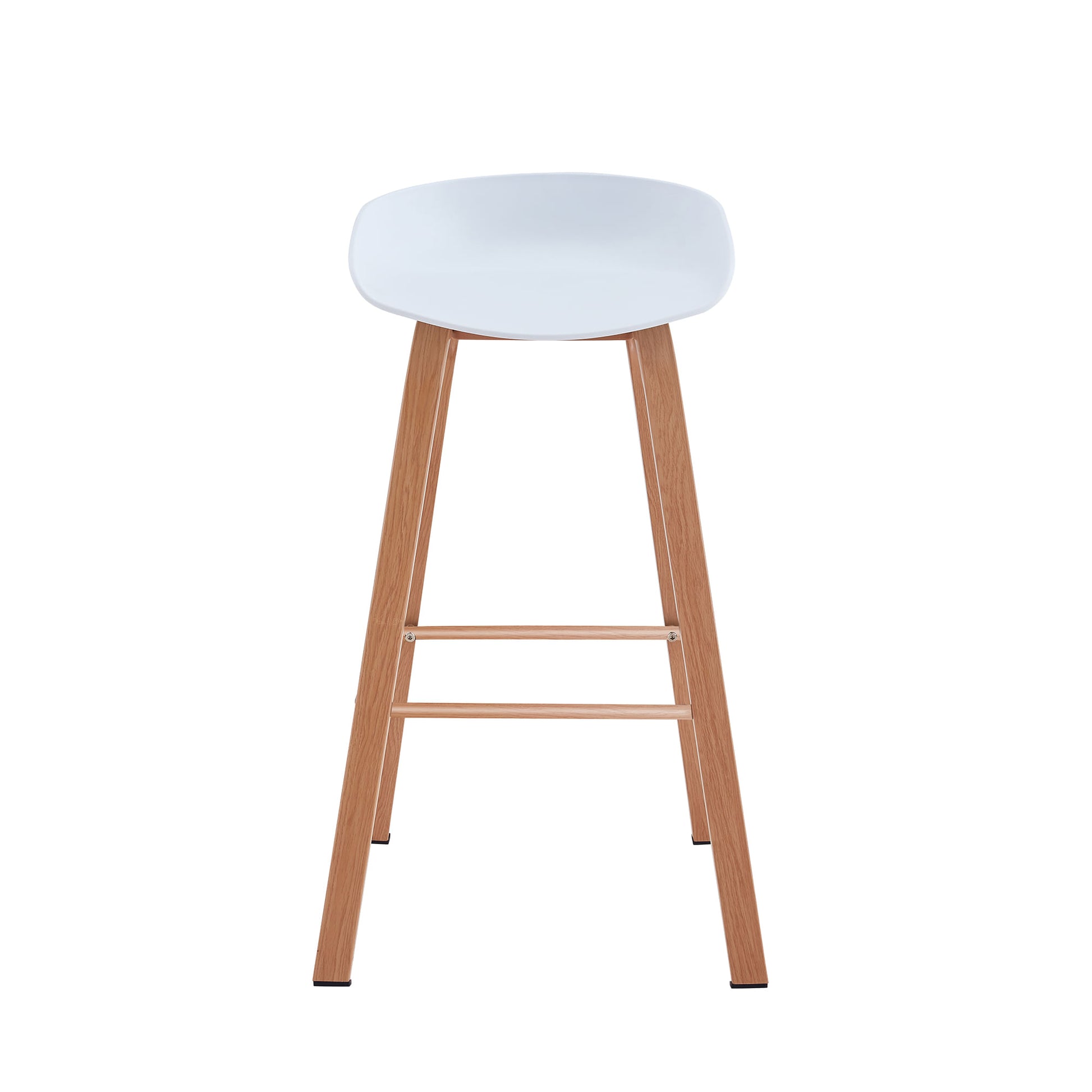 Set De Banco De Barra Bm-Wb02 86 X 52 Blanco Café Claro X4 Unidades