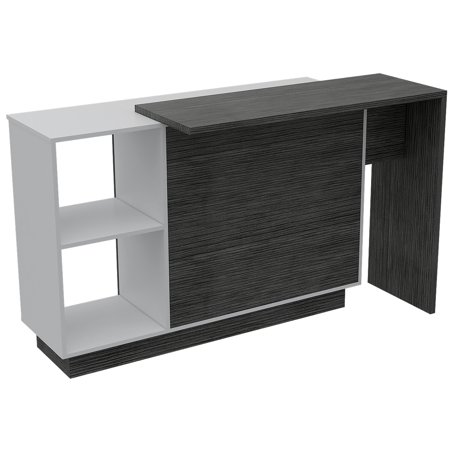 Barra Comedor Sicilia Rta Blanco-Roble Gris