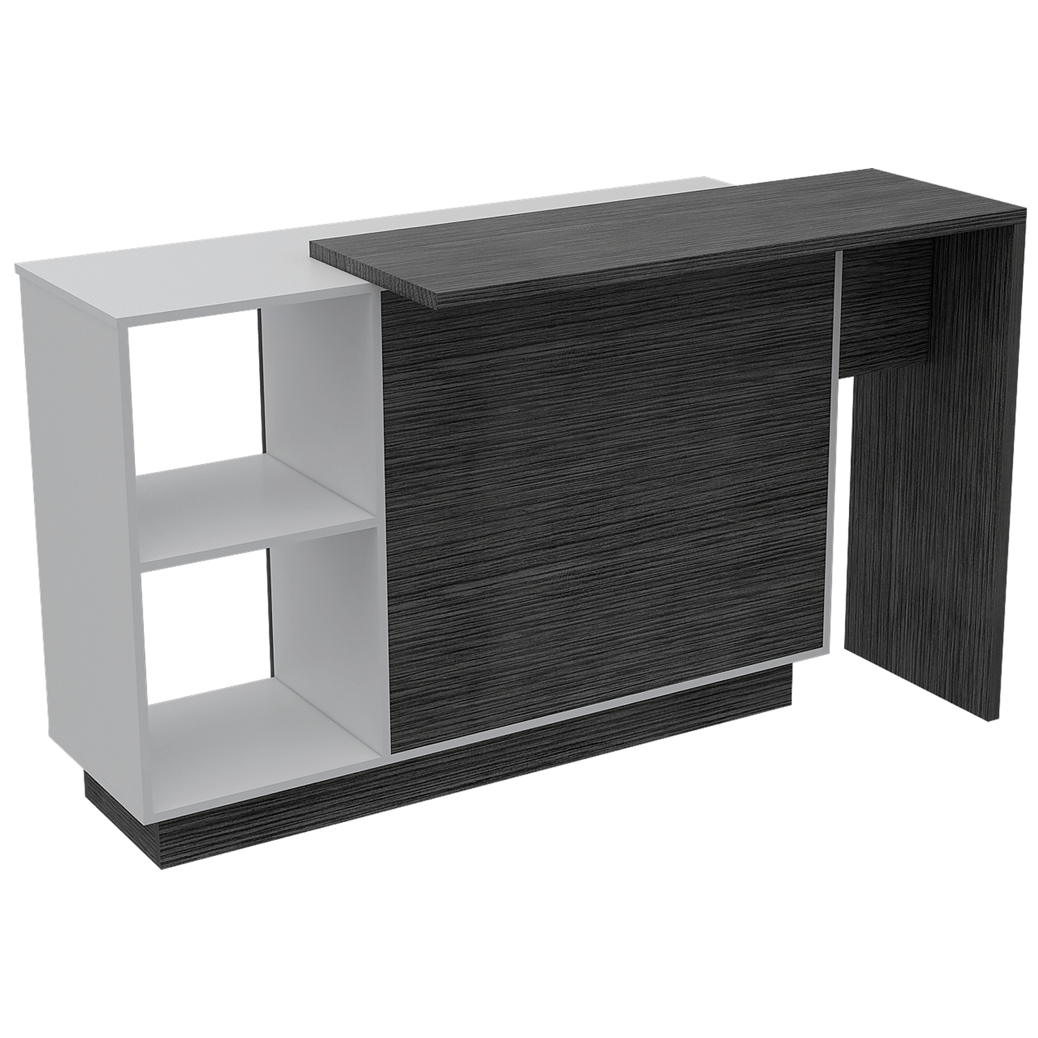 Barra Comedor Sicilia Rta Blanco-Roble Gris