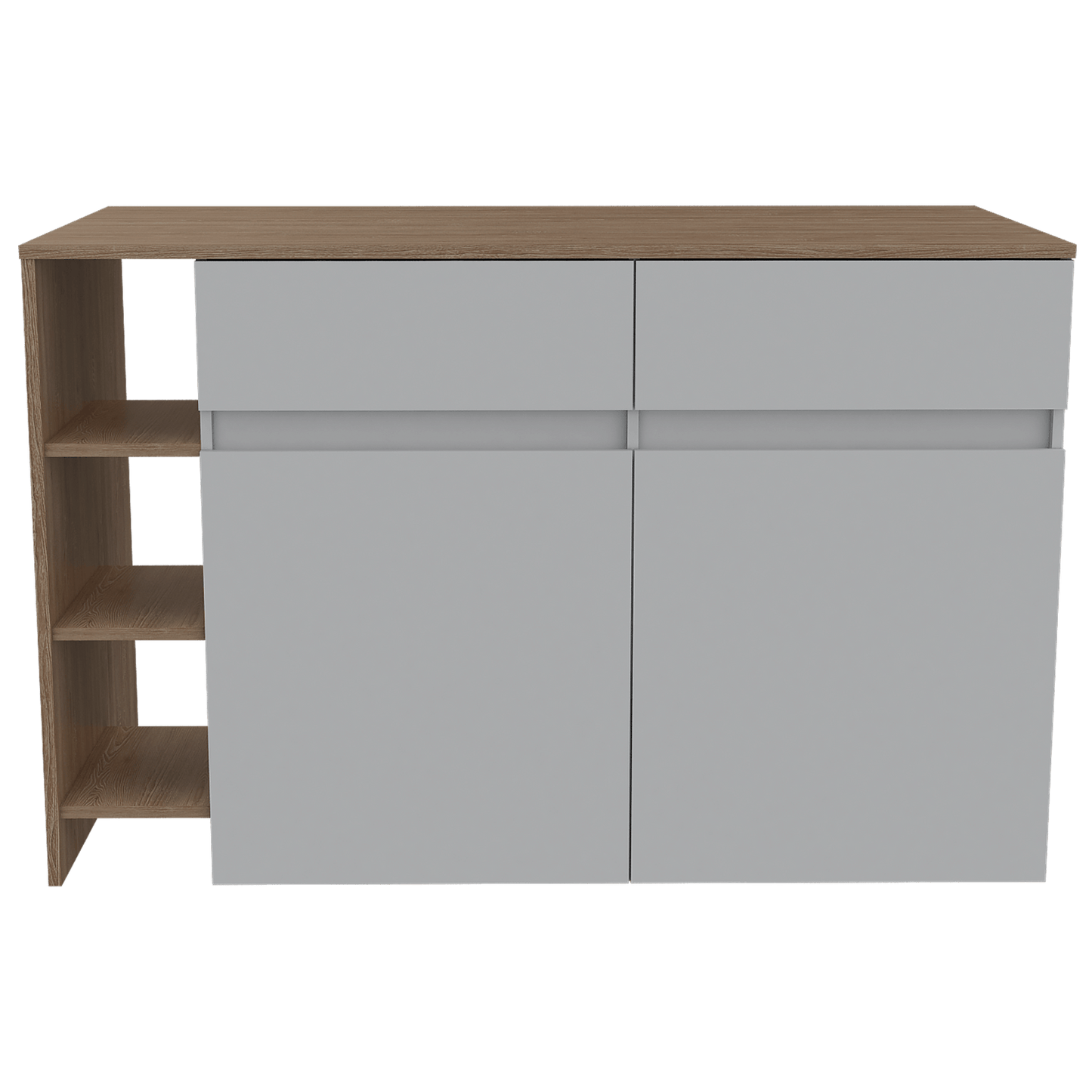 Barra Cocina Bari Rta Miel + Blanco