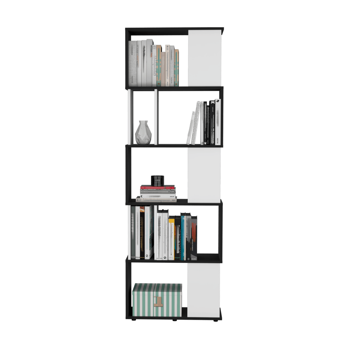 Biblioteca Noah Shelving 180X60 Rta Wengue Blanco