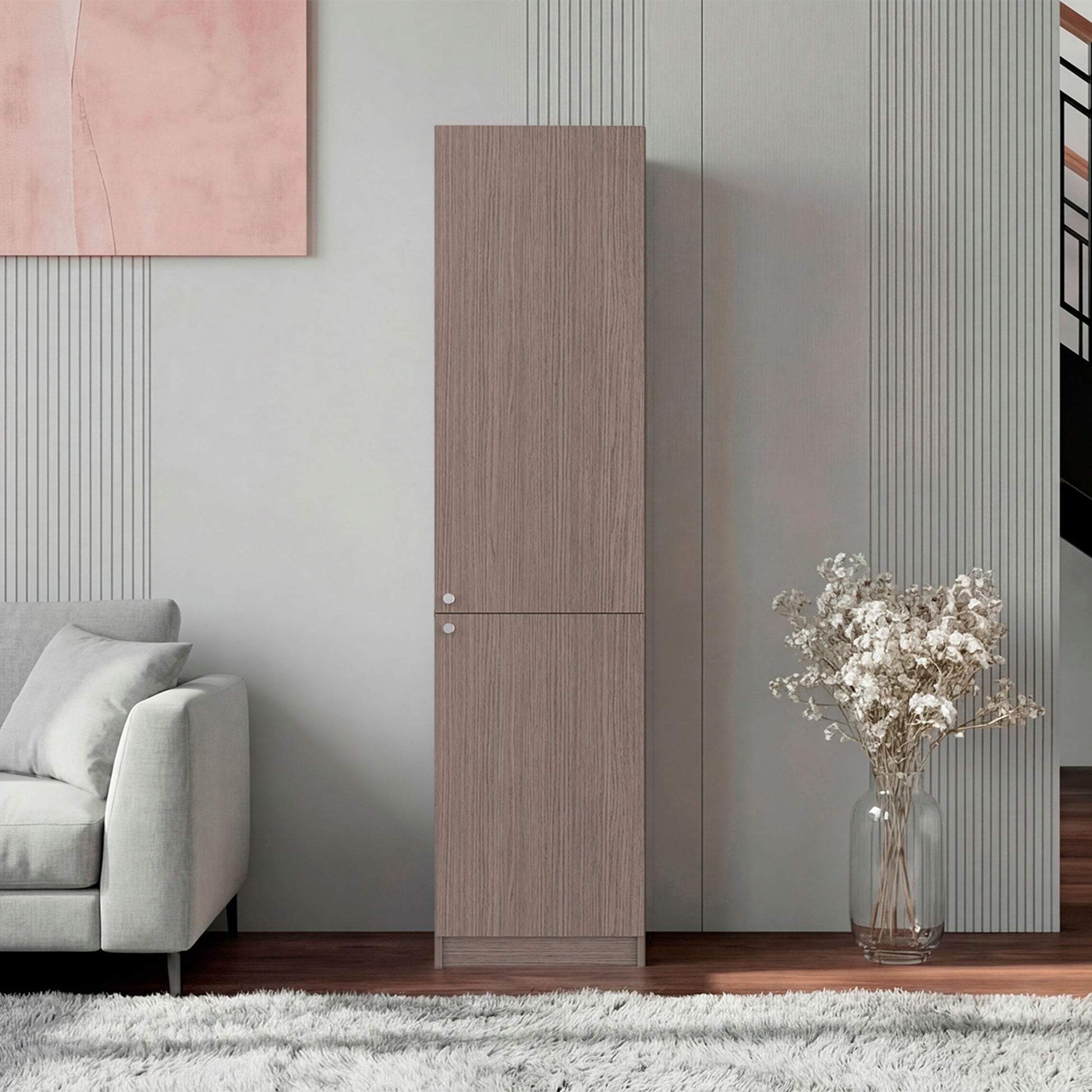 Estante Home E-M5 180X45X31 Rta Positano Wengue Zf