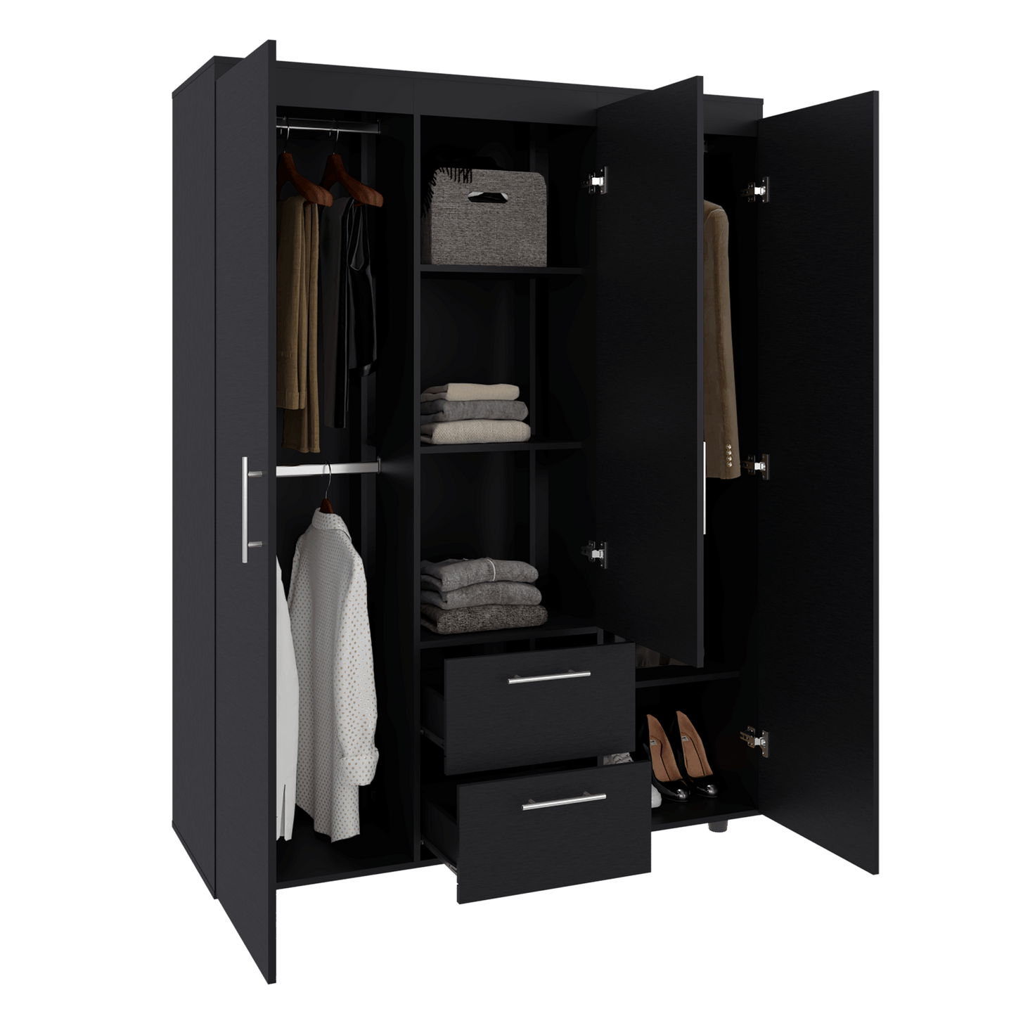 Closet Baru Lite 180X135X50 Rta Wengue