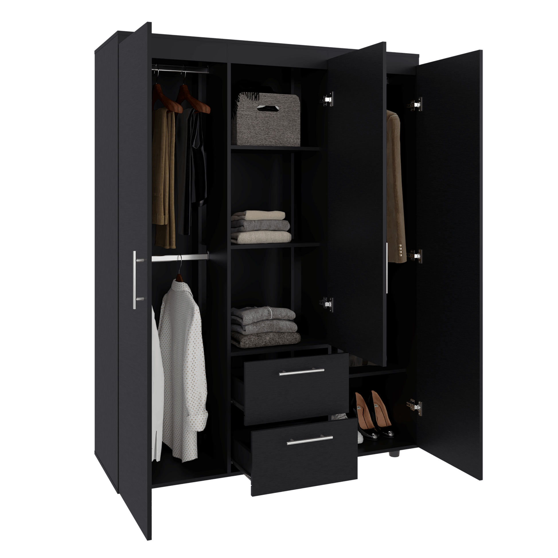 Closet Baru Lite 180X135X50 Rta Wengue