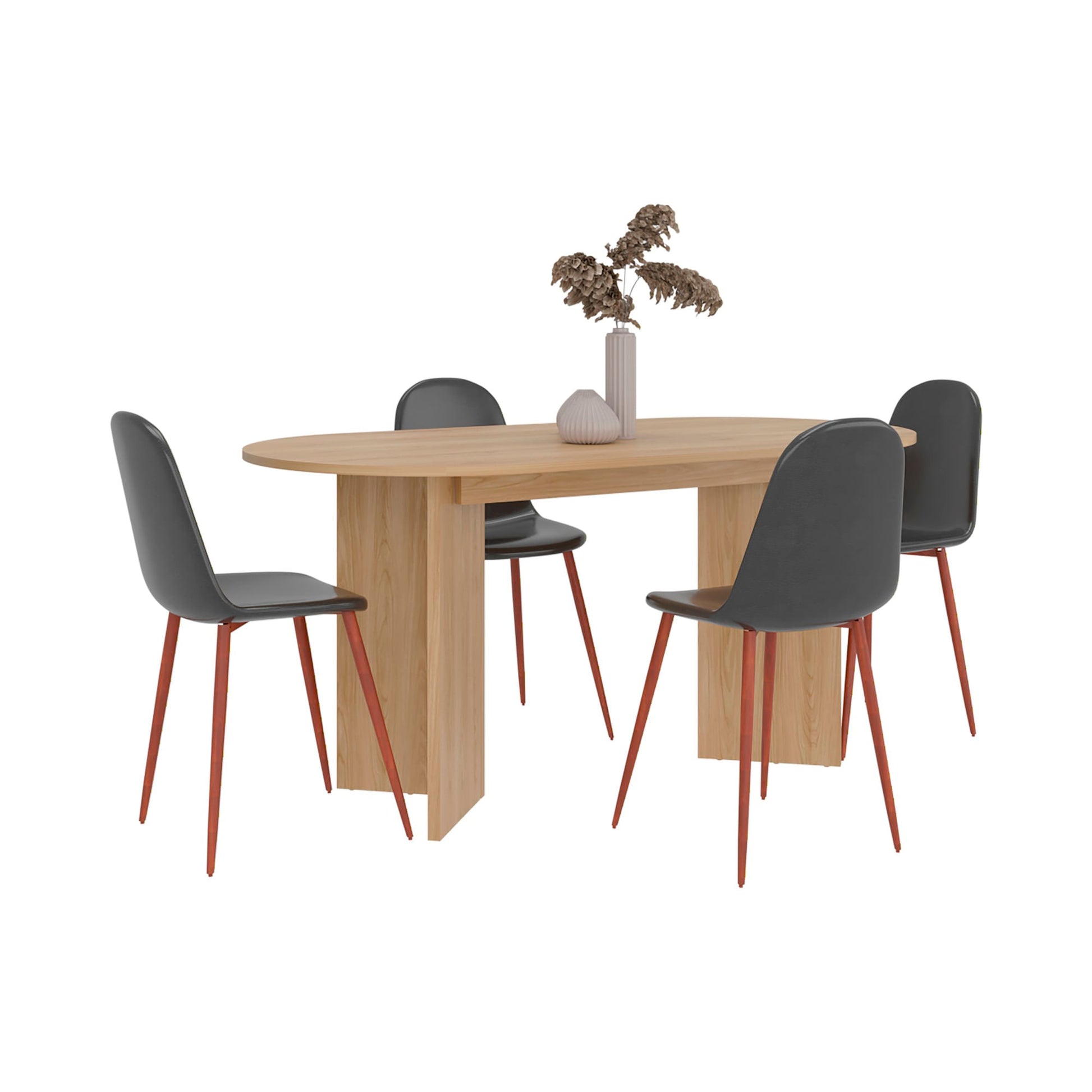 Comedor Ted 74X156X80 Rta Fresno