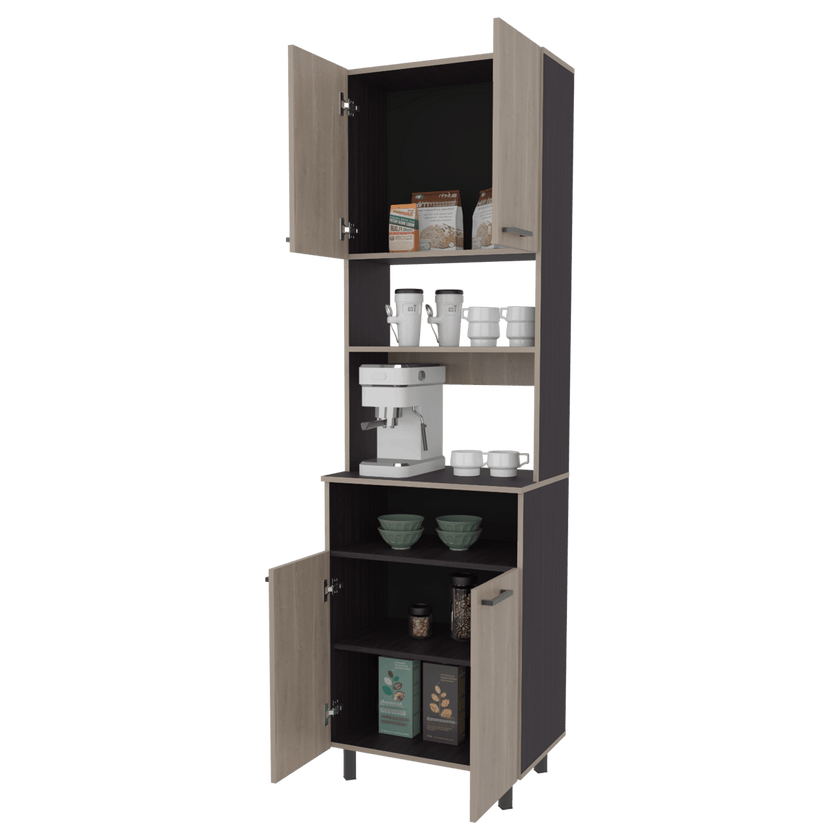 Mueble Alacena Otomo 204X60X41 Rta Wengue + Bardolino Zf