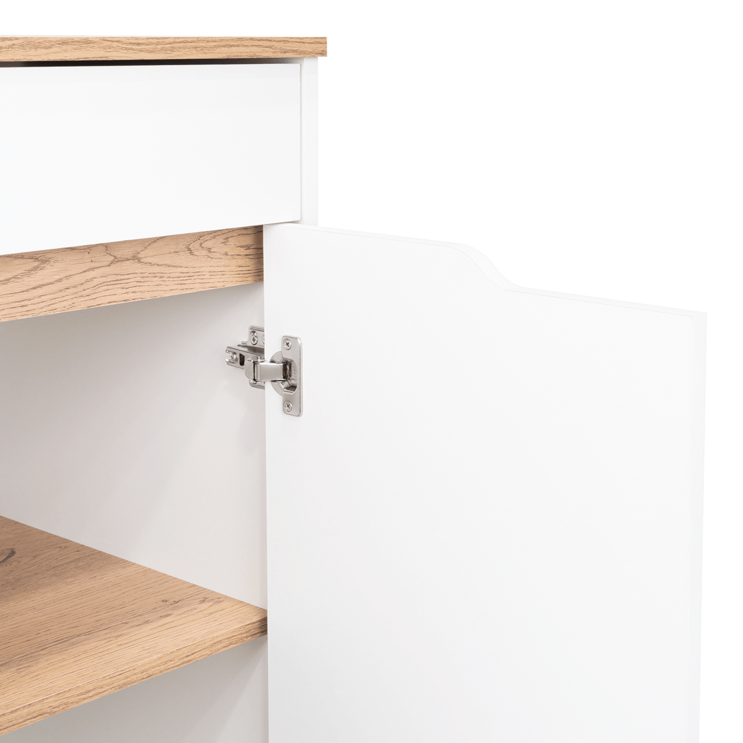 Mueble Inferior Cocina Soler 89X80 Rta Blanco Macadamia