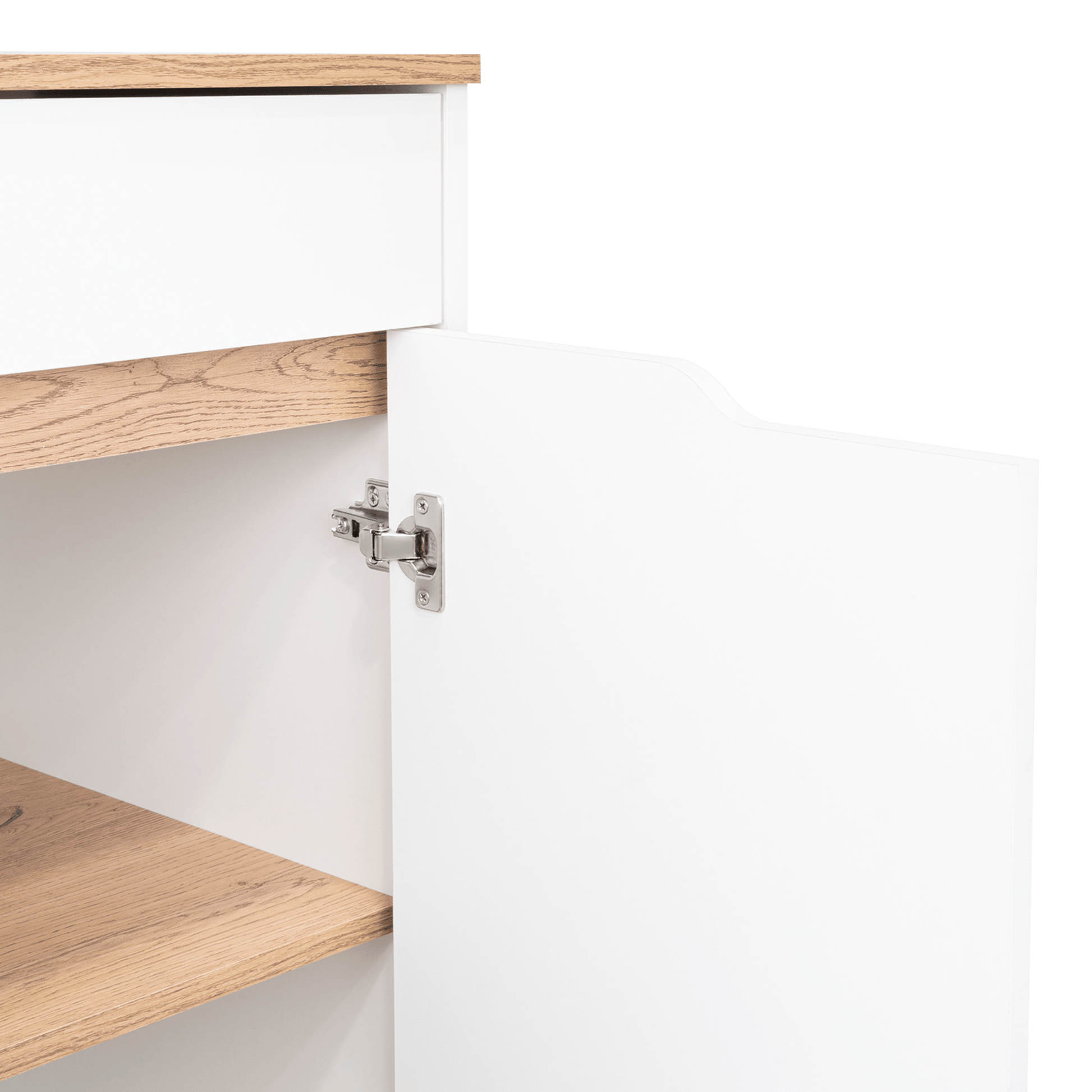 Mueble Inferior Cocina Soler 89X80 Rta Blanco Macadamia