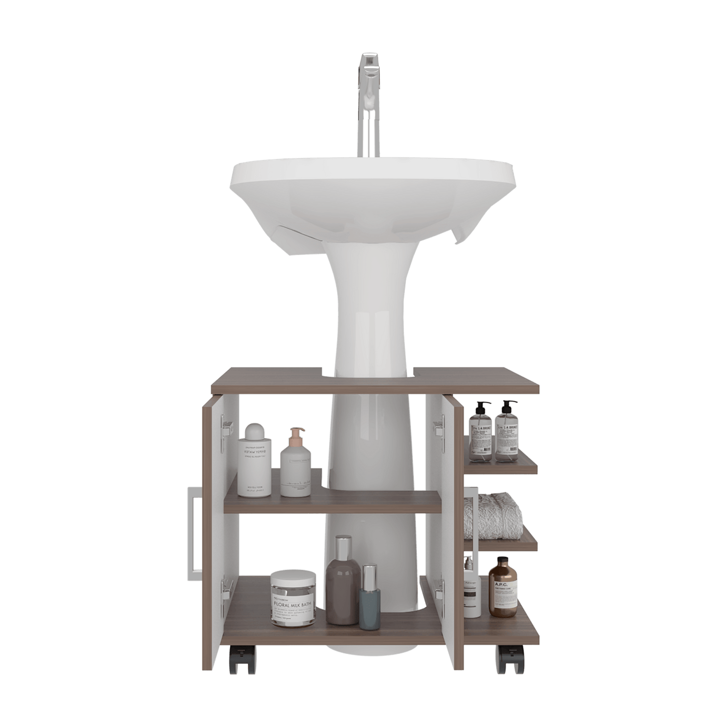 Optimizador Lavamanos Bath 300 50X55X41 Rta Avellana Zf