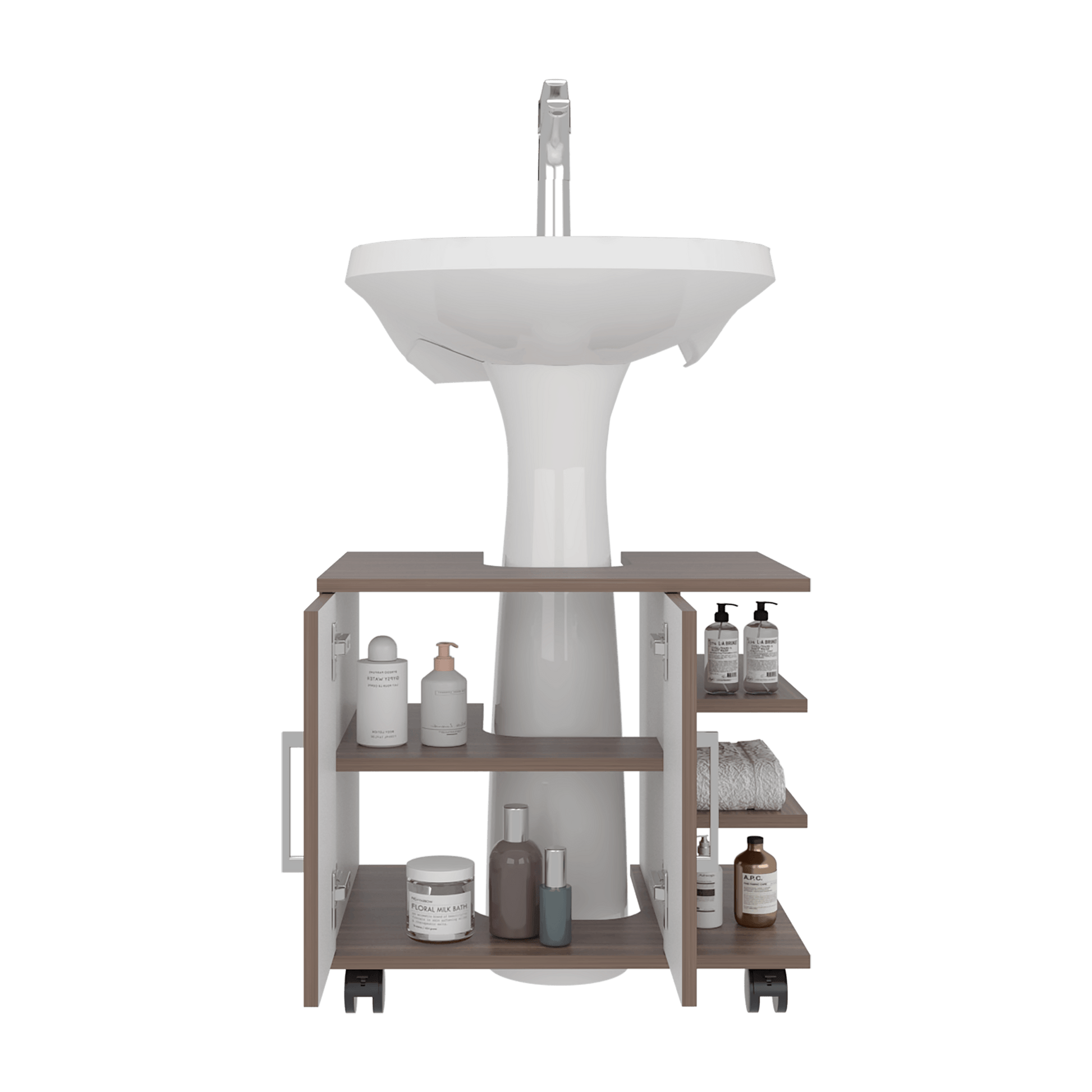 Optimizador Lavamanos Bath 300 50X55X41 Rta Avellana Zf