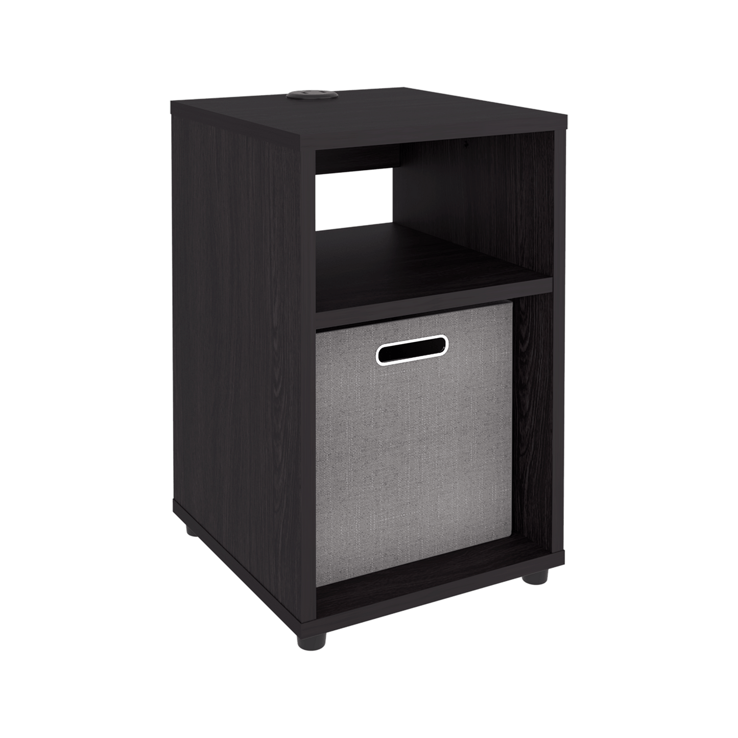 Mesa Axuliliar Usb Mercer 48X30X32 Rta Wengue Zf