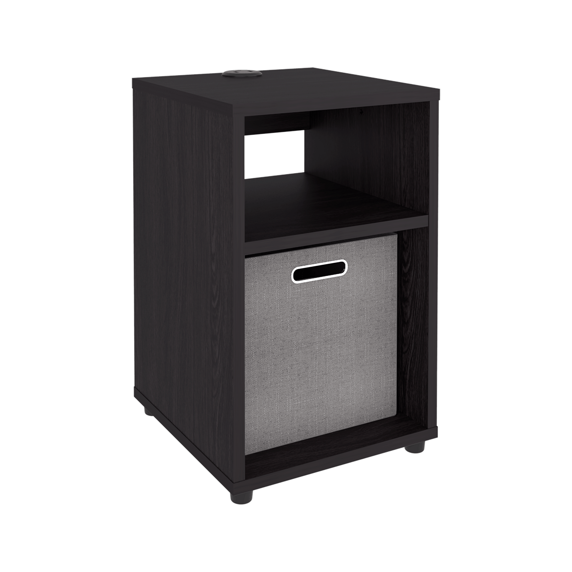Mesa Axuliliar Usb Mercer 48X30X32 Rta Wengue Zf