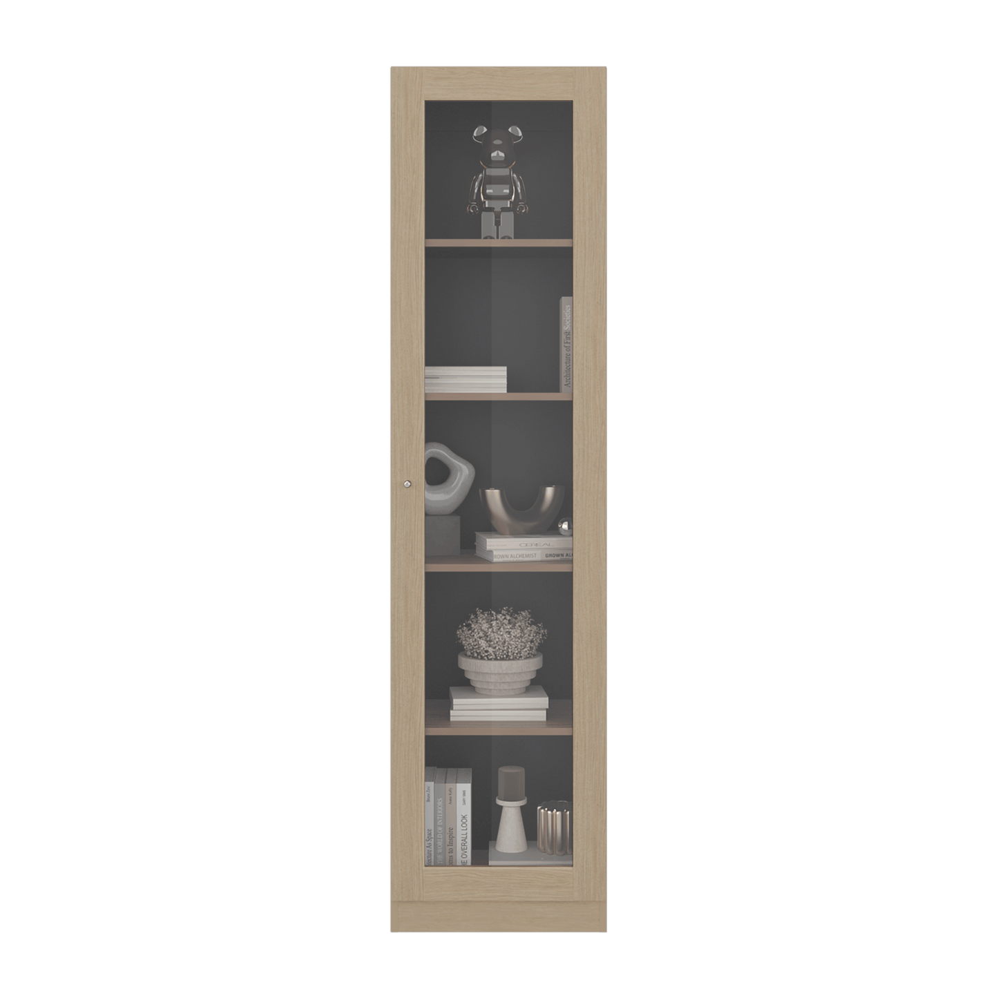 Vitrina Home E6 180X45X31 Rta Cartagena Wengue