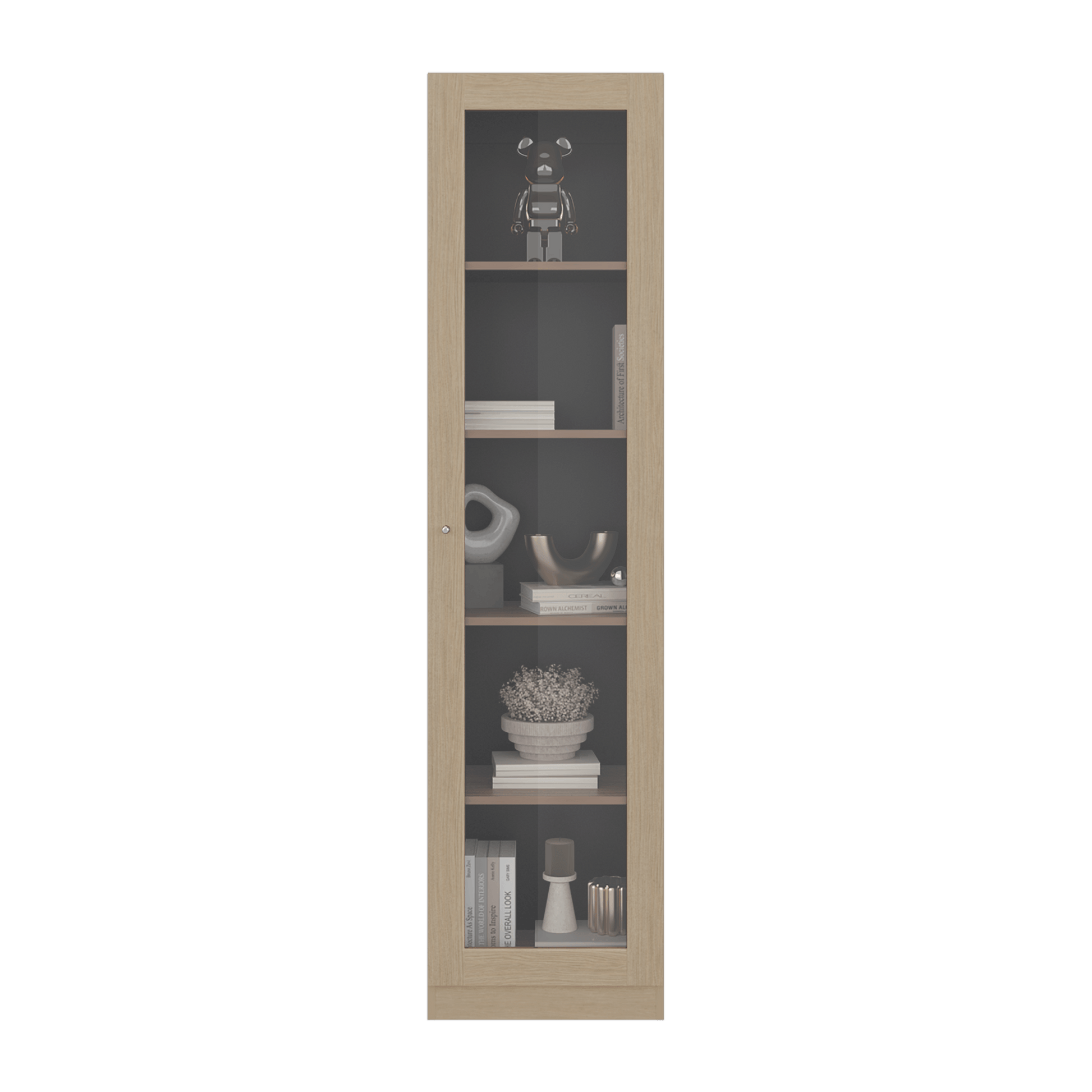 Vitrina Home E6 180X45X31 Rta Cartagena Wengue