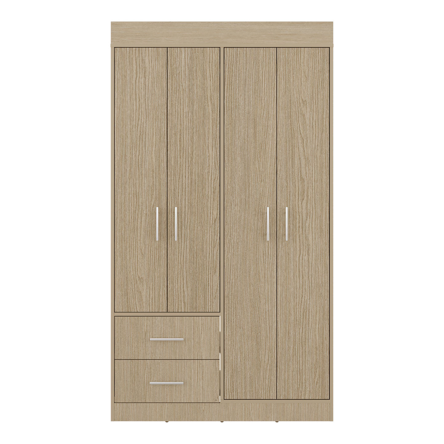Closet Houston 4 Puertas 2 Cajones 180X100X47 Rta Cartagena Wengue