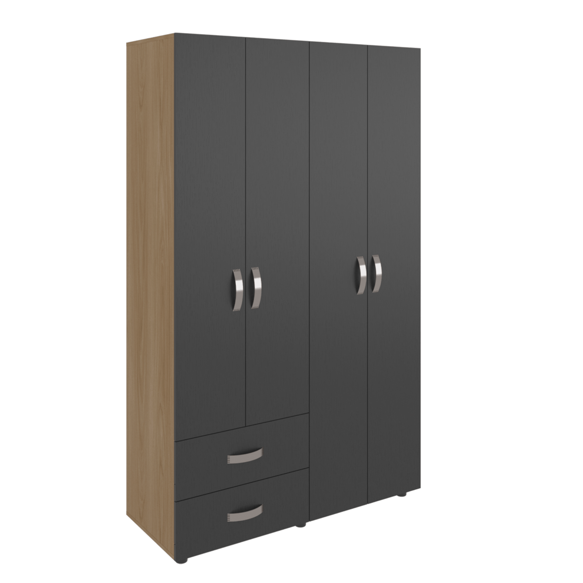 Closet Ankora 200X120X47 Rta Fresno Eu Wengue
