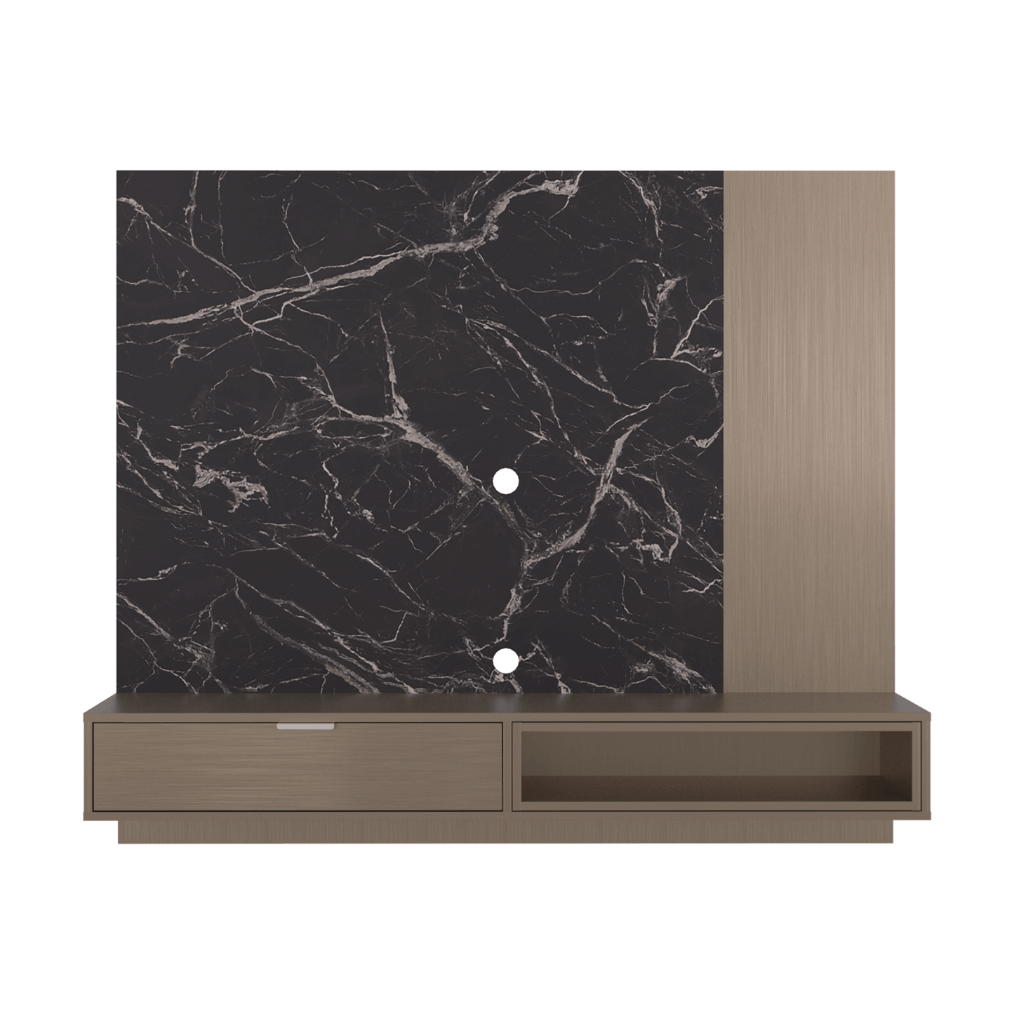 Panel De Tv Funes 130X150X33 Rta Mamba Ambar
