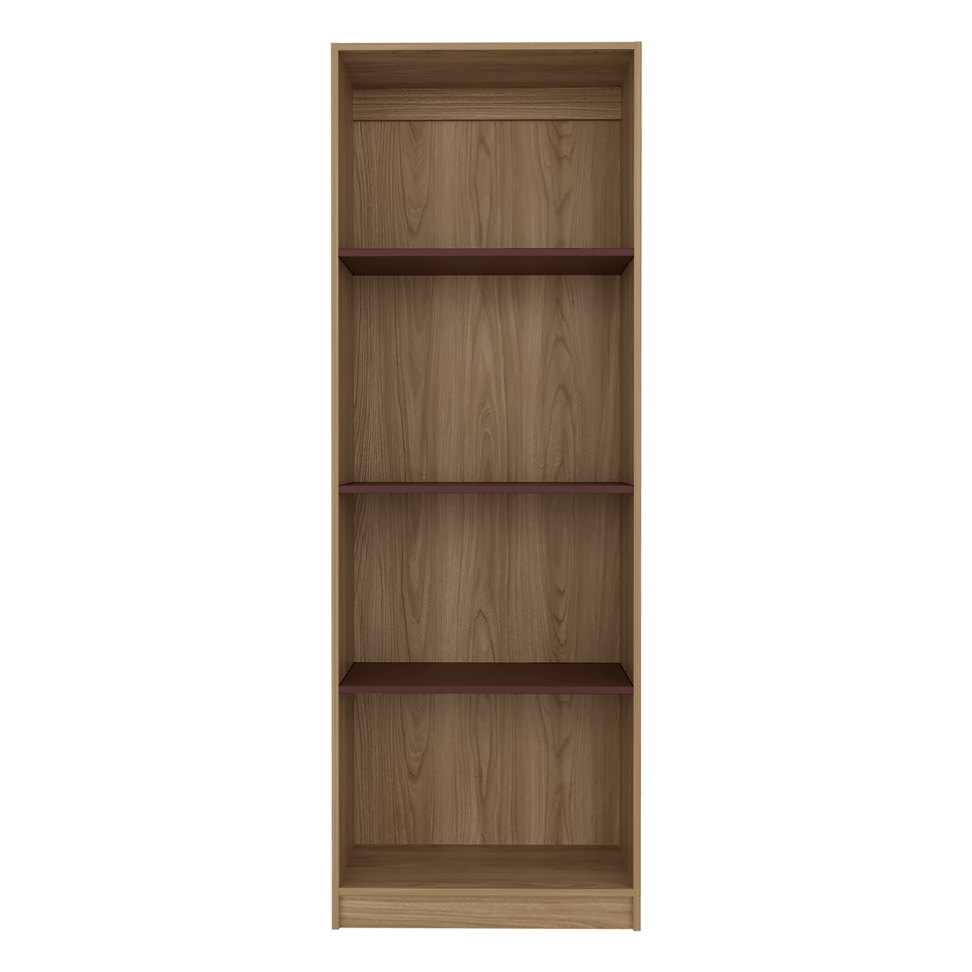 Estante Home 180X62X29 Rta Fresno Eu Burdeos