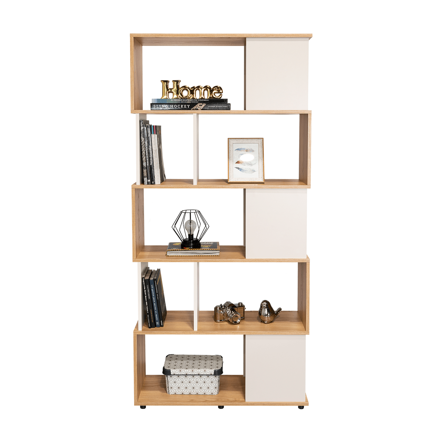 Biblioteca Noah 175X80X29 Rta Fresno Europeo + Capri