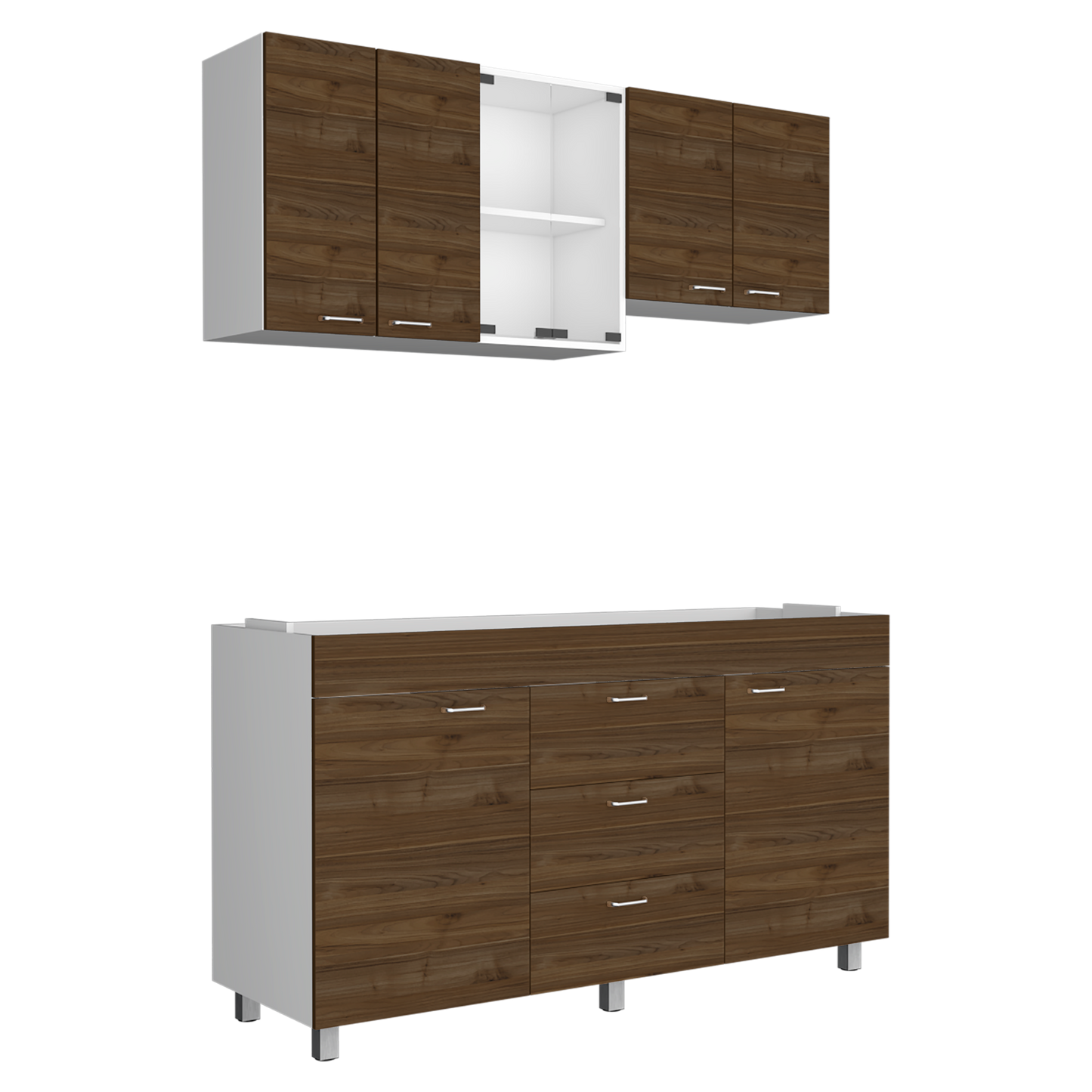 Cocina 1,50 Lumina Rta Blanco-Gales
