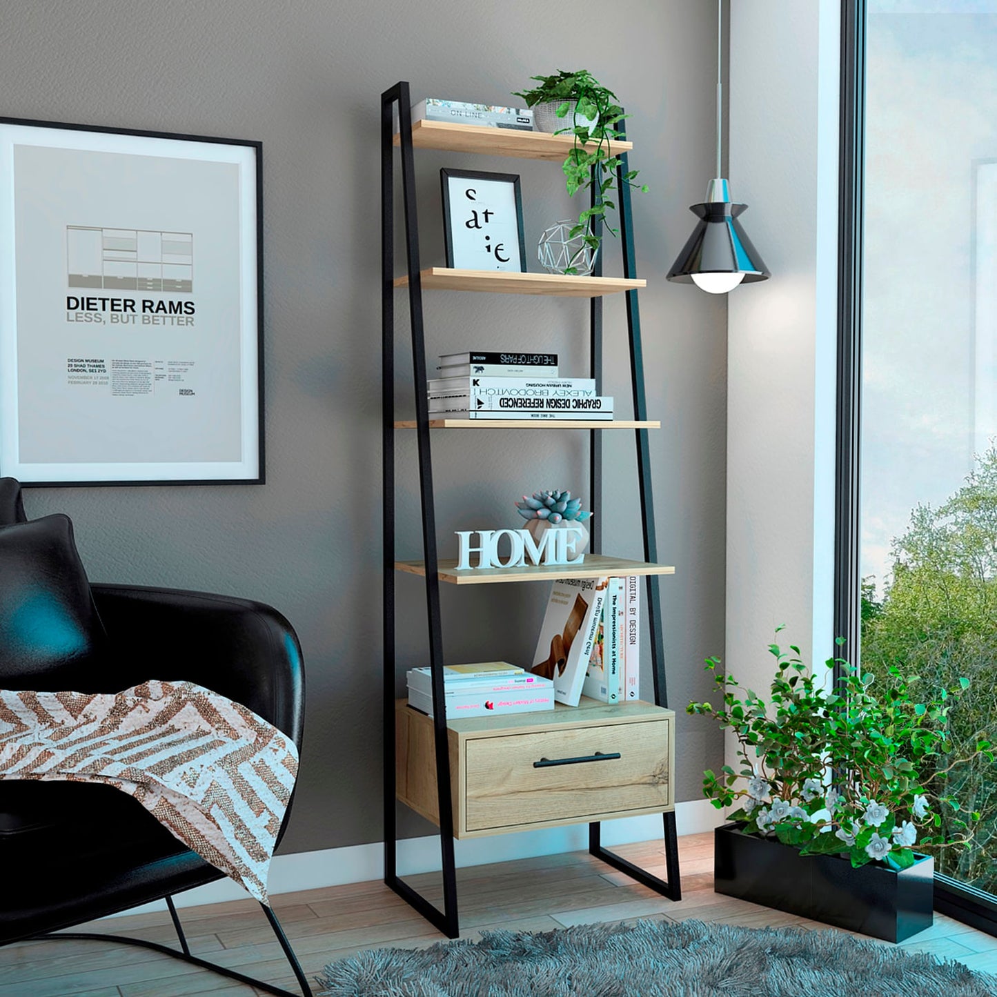 Biblioteca Escalera Magnum 177 X 56 Rta Duna