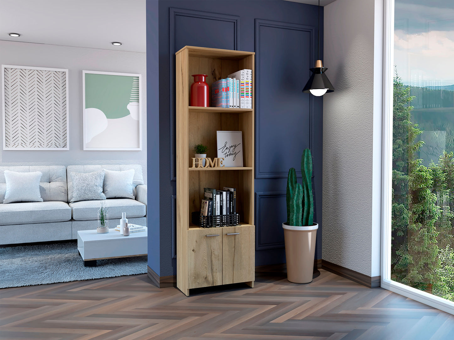 Biblioteca Lisa Easy 55 X 181 X 27 Rta Fresno
