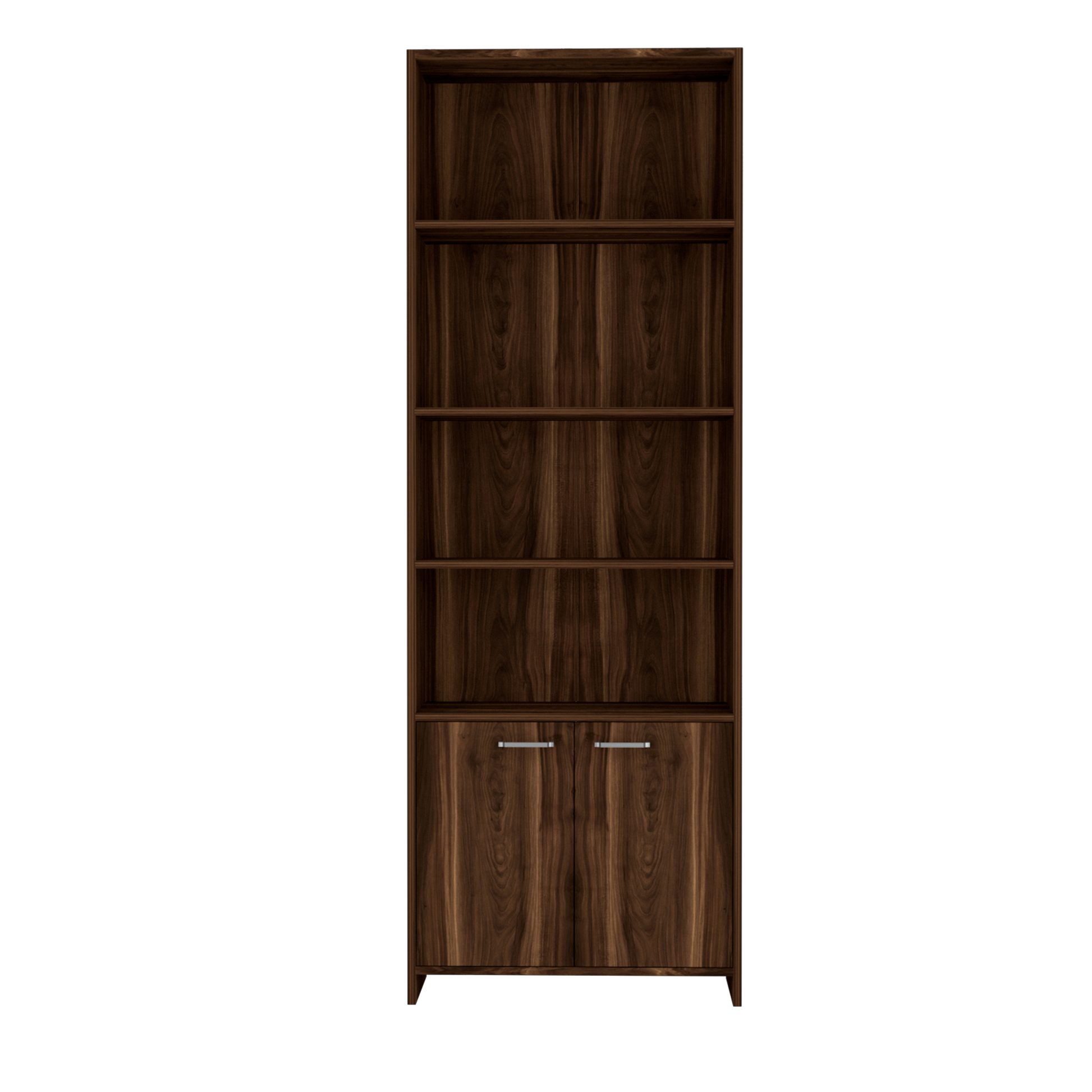 Biblioteca Lisa 180 Con Puerta Rta Nogal