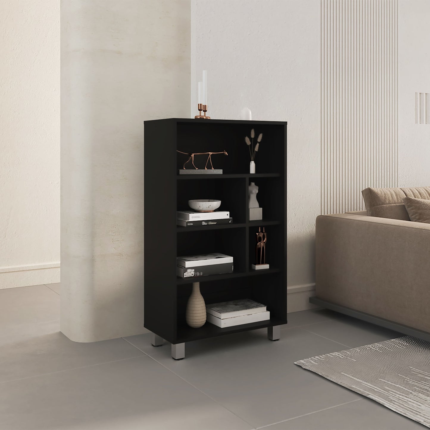 Biblioteca Bellagio 101X60X30 Rta Wengue Zf