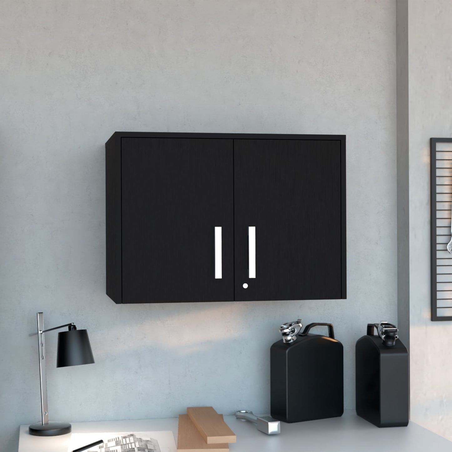 Gabinete Basico De Pared 50X70 Rta Wengue