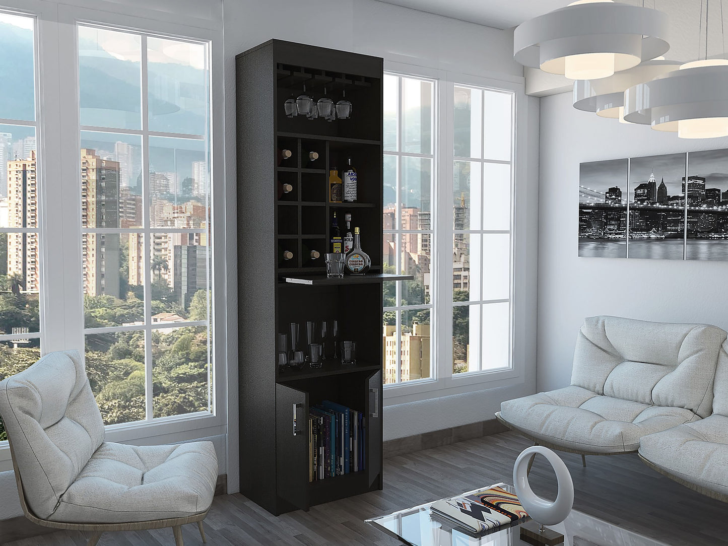 Mueble Bar Syrah Rta Wengue