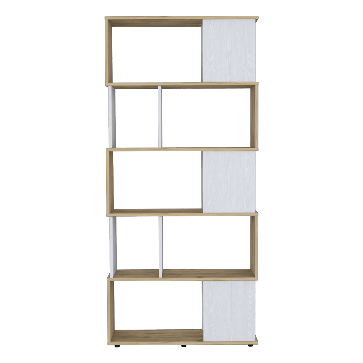 Biblioteca Noah 175 X 80 X 29 Rta Macadamia Blanco