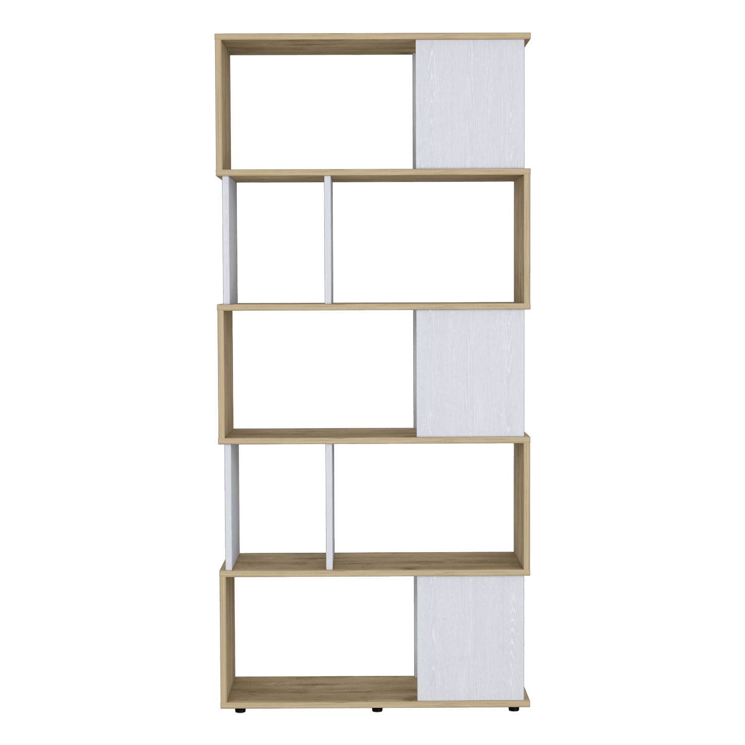 Biblioteca Noah 175 X 80 X 29 Rta Macadamia Blanco