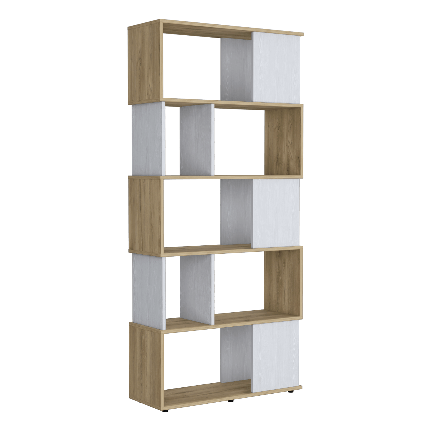 Biblioteca Noah 175 X 80 X 29 Rta Macadamia Blanco