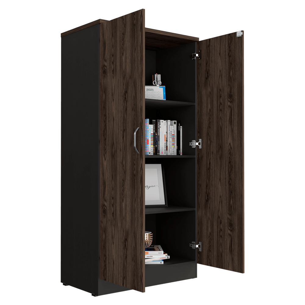 Biblioteca Home Office 2P Rta Milan Wengue