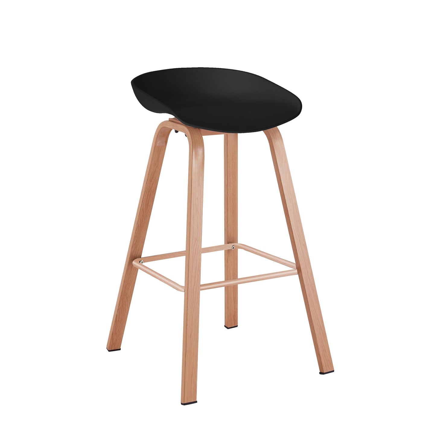 Set De Banco De Barra Bm-Wb02 86 X 52 Negro Café Claro X4 Unidades