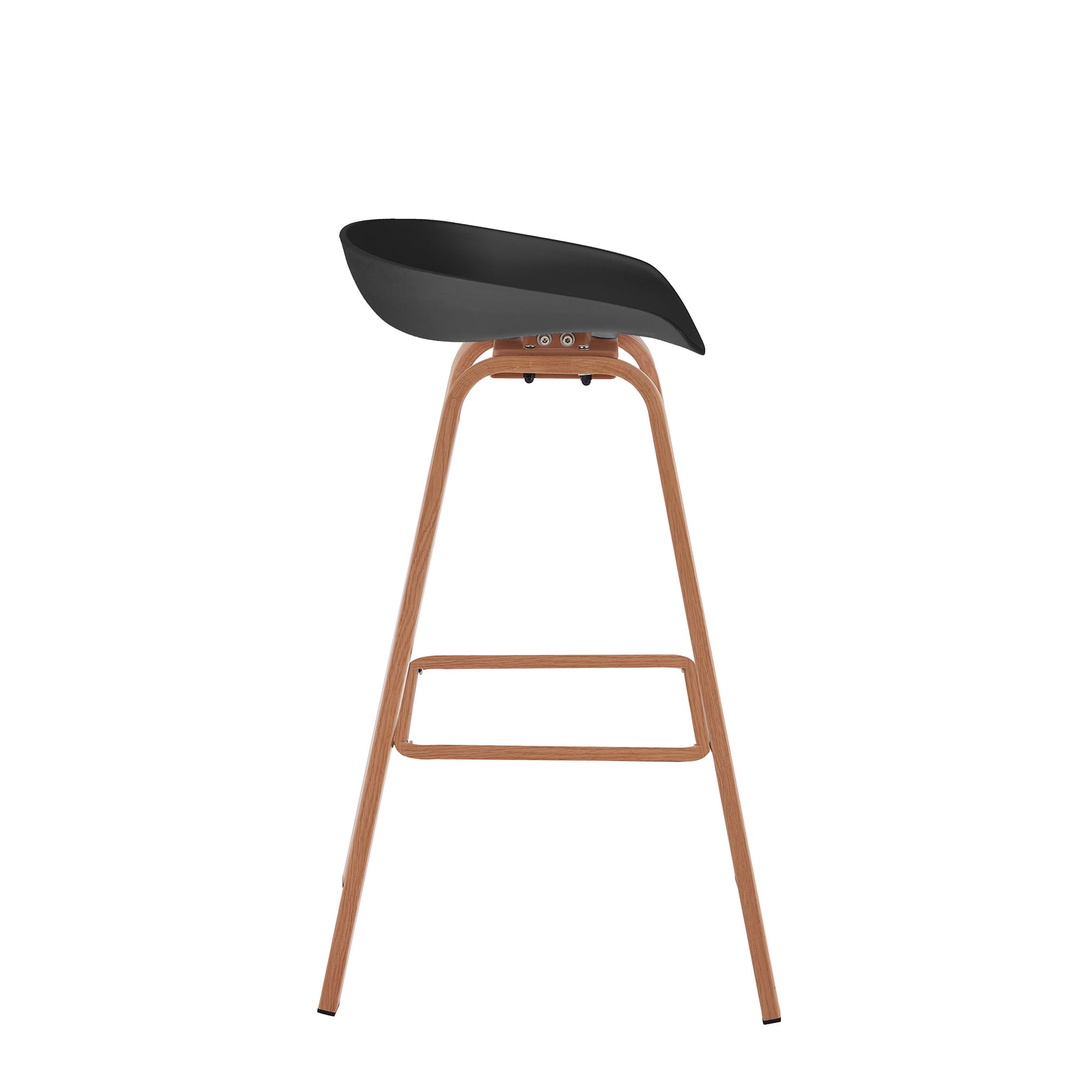 Set De Banco De Barra Bm-Wb02 86 X 52 Negro Café Claro X4 Unidades