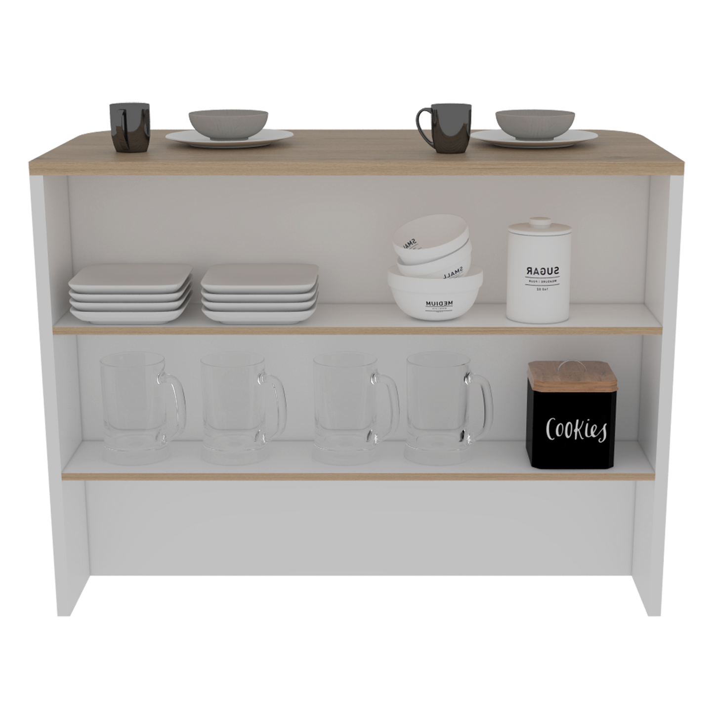 Barra Auxiliar Fendi Rta Blanco + Rovere
