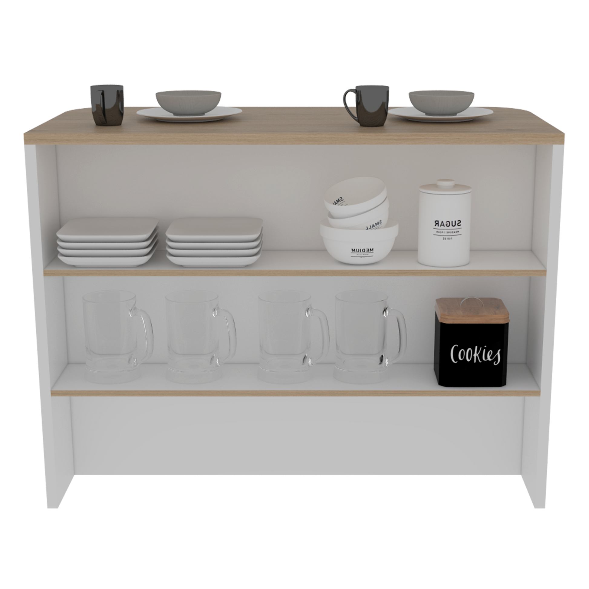 Barra Auxiliar Fendi Rta Blanco + Rovere