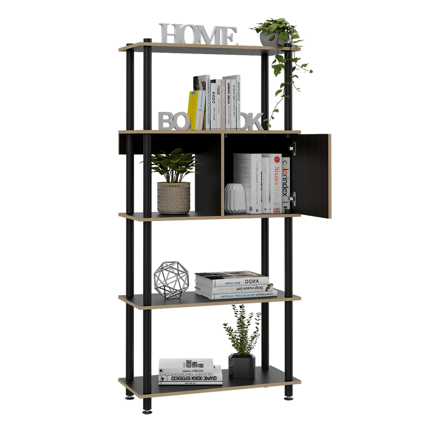 Biblioteca Cubik 2 Rta Wengue + Duna