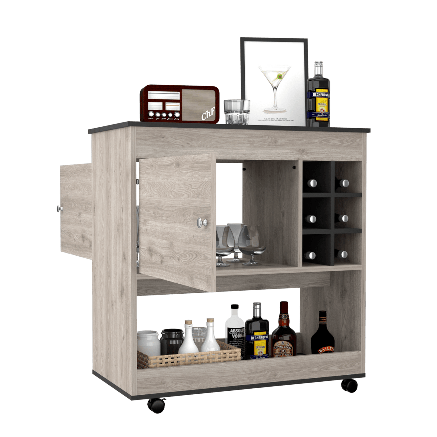 Bar 3 Bicolor Colección 95X90 Rta Bardolino Wengue