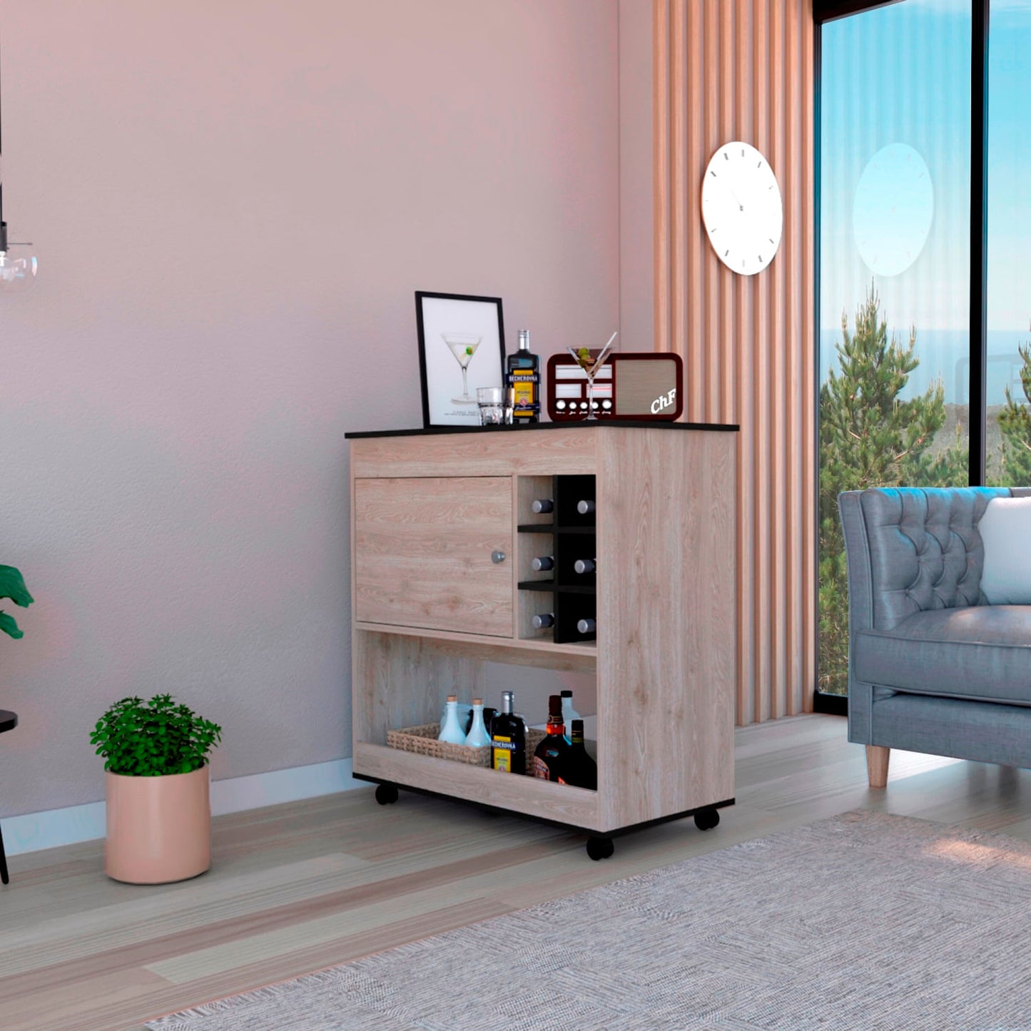Bar 3 Bicolor Colección 95X90 Rta Bardolino Wengue
