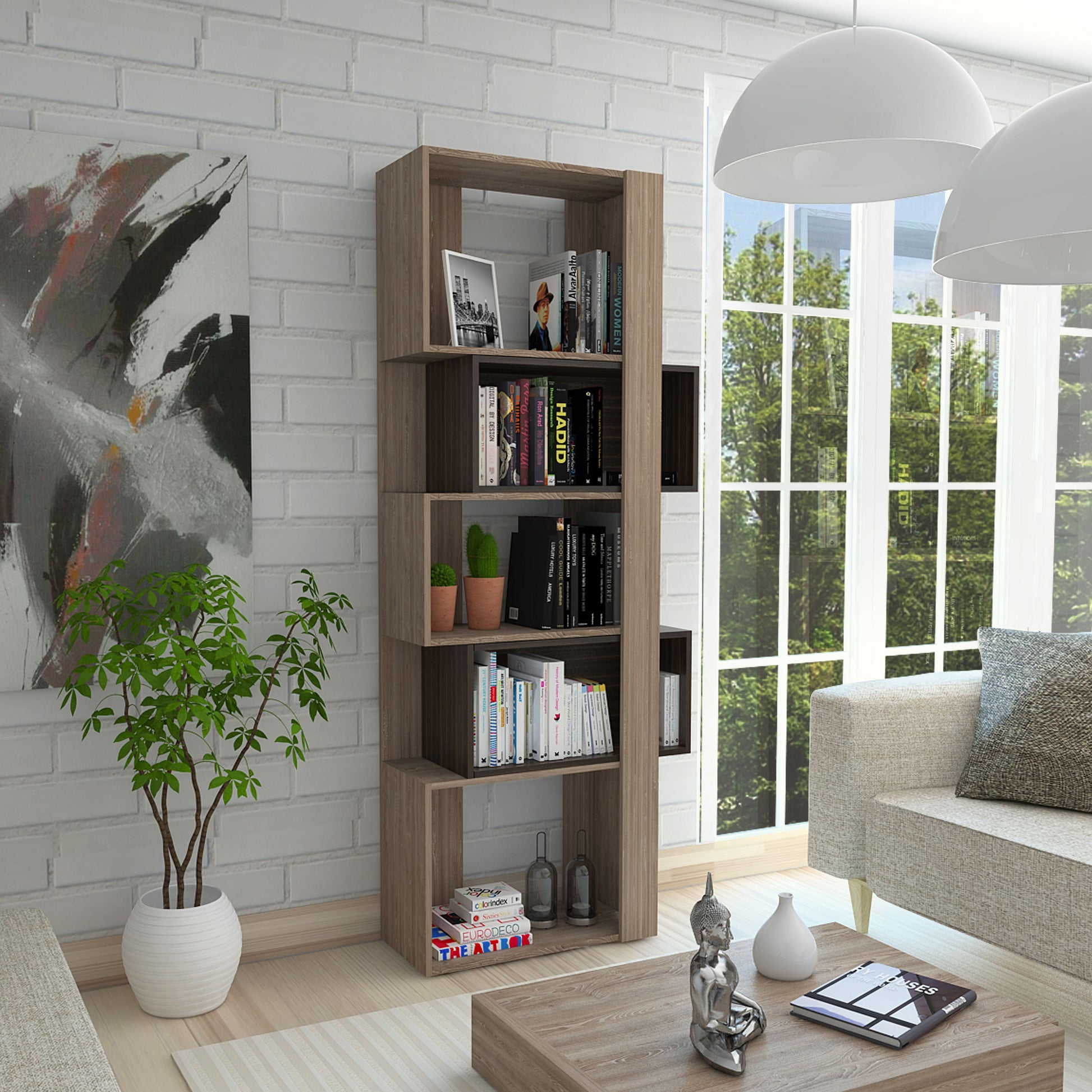Biblioteca Baltica Rta Miel + Nogal