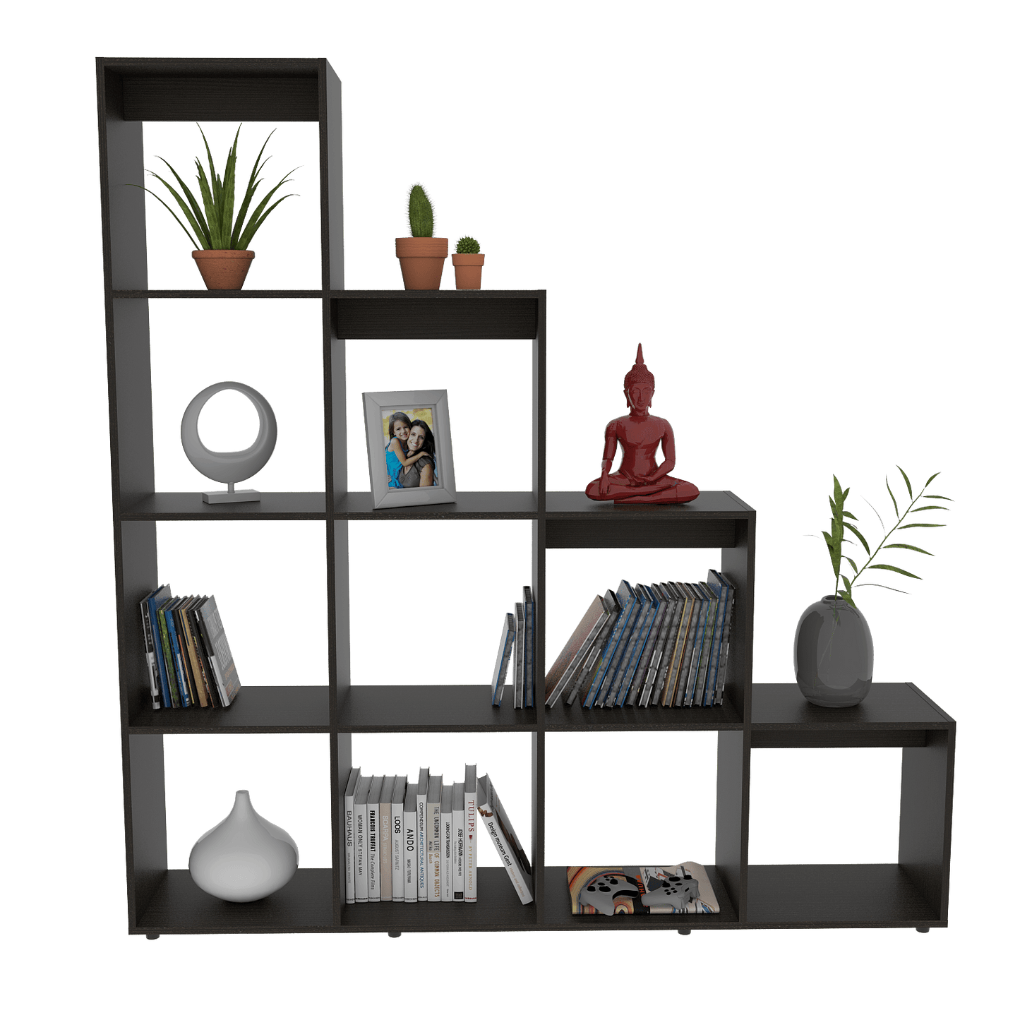 Biblioteca Escalera Praga 167 X 162 Rta Wengue