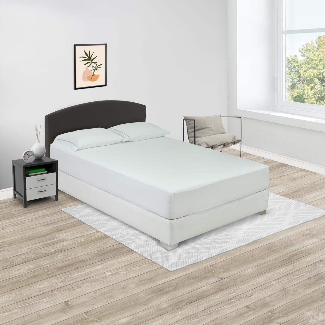 Sábana Ajustable Línea Basicos Blanco Práctica